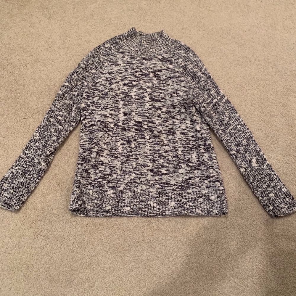 Mock neck Textured Warm Sweater - XL Women's